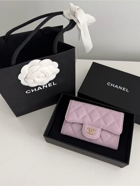 CHANEL Quilted Mini Wallet